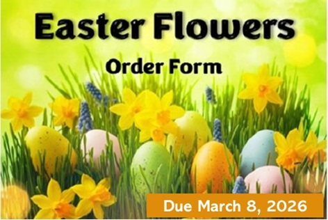 Easter Flowers Order Form