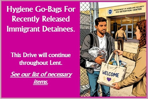 Hygiene Go-Bags for Released Immagration Detainees