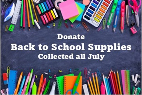 Donate School Supplies in July